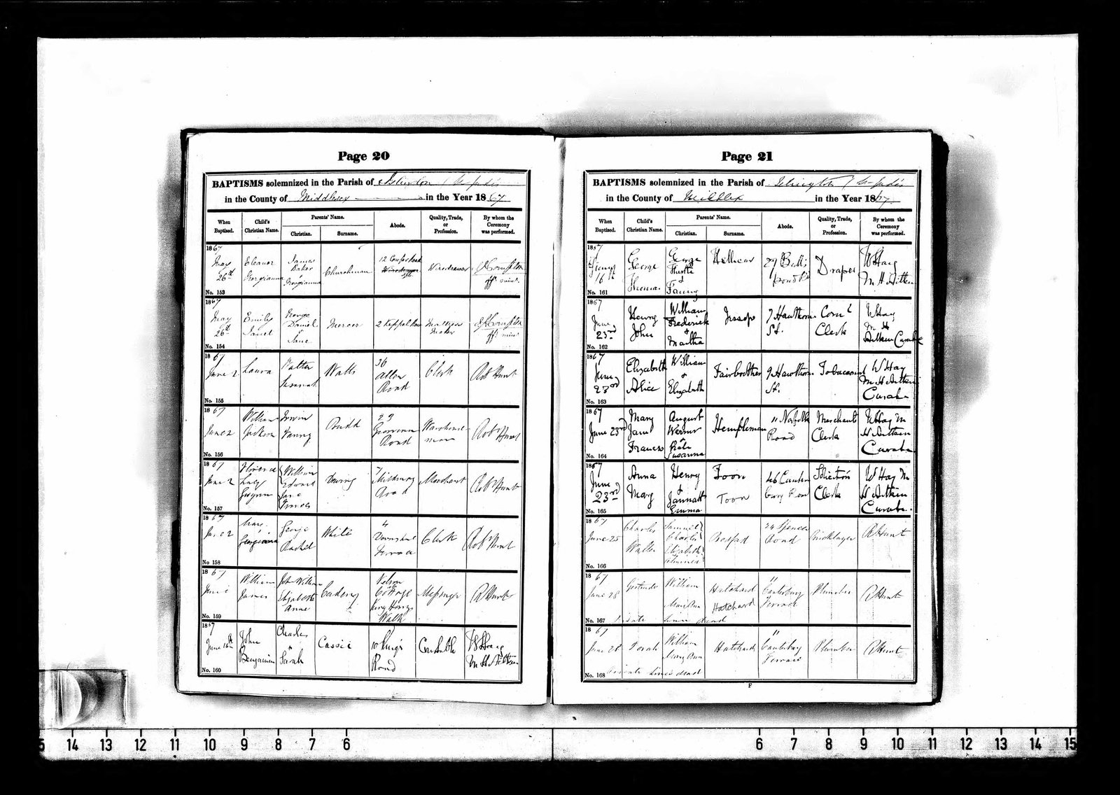 Baptism Cert - Jessop, Henry John