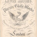 Same address as Moses Jacob's glass works. Caption says "Lewis Jacobs Phoenix Glass Works Active in London 1830-1870". <br>Is this the son of Philip Jacobs? Did he take over the glass works after the fire and rebuild it?<br> Downloaded from
http://bibliodyssey.blogspot.co.uk/2007/09/advertising-trade-cards.html</br> <br>Couldn't find a contact.</br>