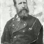 This is a photograph of Henry Jacobs the son of Samuel Jacobs and Fanny Matilda Gomm. Henry was born in Hobart, Tasmania and moved to New Zealand around 1862. He apparently was a part time fireman in NZ and this is a photo of him in his uniform. <br>This photo comes from Jo in NZ, via Nellie Johnston, as Henry Jacobs was her GGGrandfather</br>
