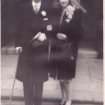 Howard Samuel and Jane nee Lane<BR>Wedding photo 26 Oct 1944 </br><br>Photo courtesy of Shlomo Katanka</br>