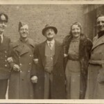 The Jacobs Clan<br> Left to right: Sidney James Patrick Jacobs, David John Jacobs, John Jacobs, Catherine Jacobs, Charles Henry Jacobs<br /> <br>Photo courtesy of Lynda Kelly</br>