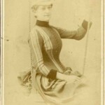 Rebecca Swaebe<br>Picture taken in Totnes - undated but possibly taken around the date of her 1st Marriage 1888 as her husband came from Devon <br>Photograph contributed by Hilary Soper, Rebecca's Great Granddaughter.</br>